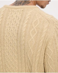 Rhythm - Mohair Fishermans Knit