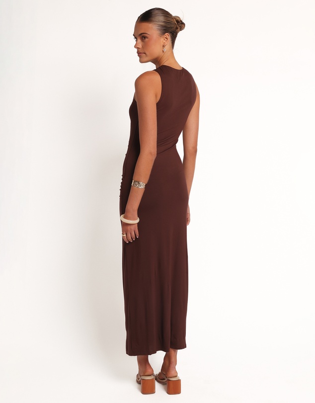 Petal & Pup - Brody Midi Dress - Chocolate