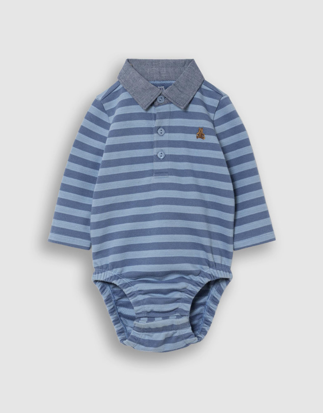 GAP - LS Rugby Bodysuit - Babies