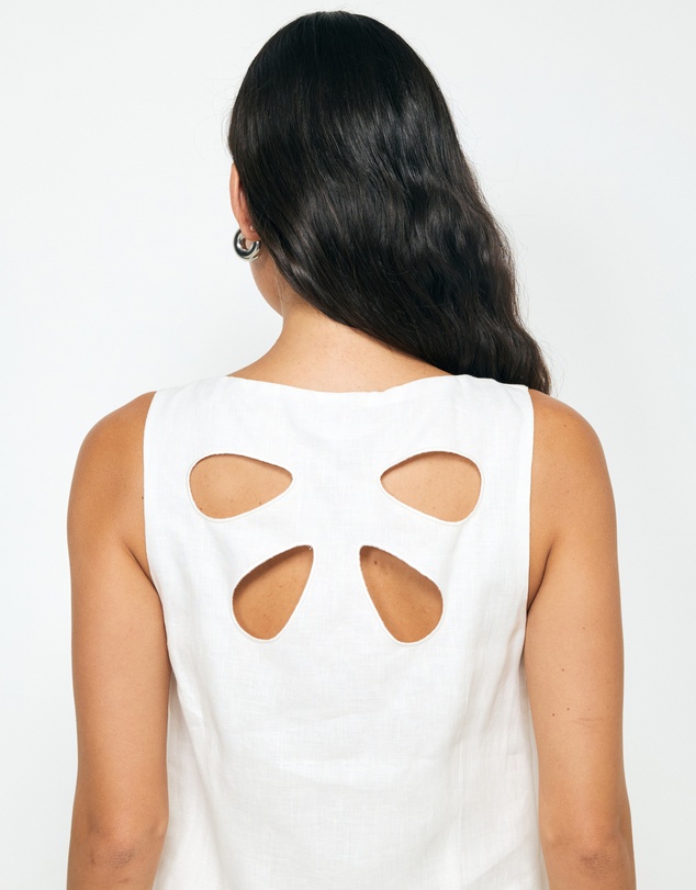 AERE - Zaya Linen Mini Dress