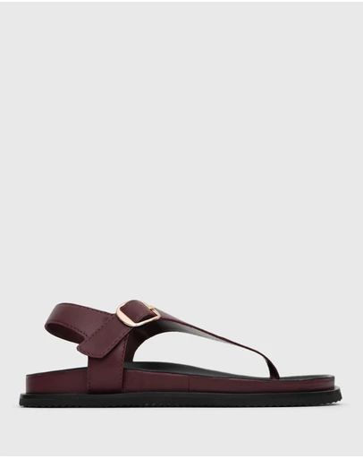 Betts - Elsie Leather Strap Thong Sandals