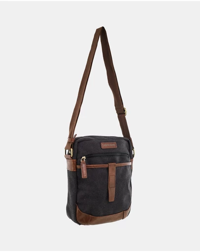 Pierre Cardin - Pierre Cardin Canvas Crossbody Bag