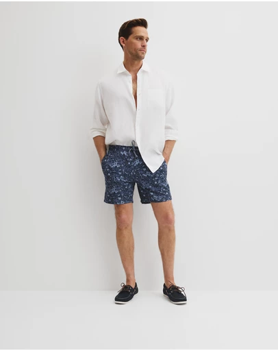 Country Road - Recycled Polyester Beach Print Swim Short