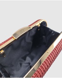 Izoa - Sophia Woven Clutch