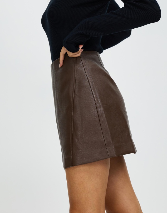 Atmos&Here - Elora PU Mini Skirt