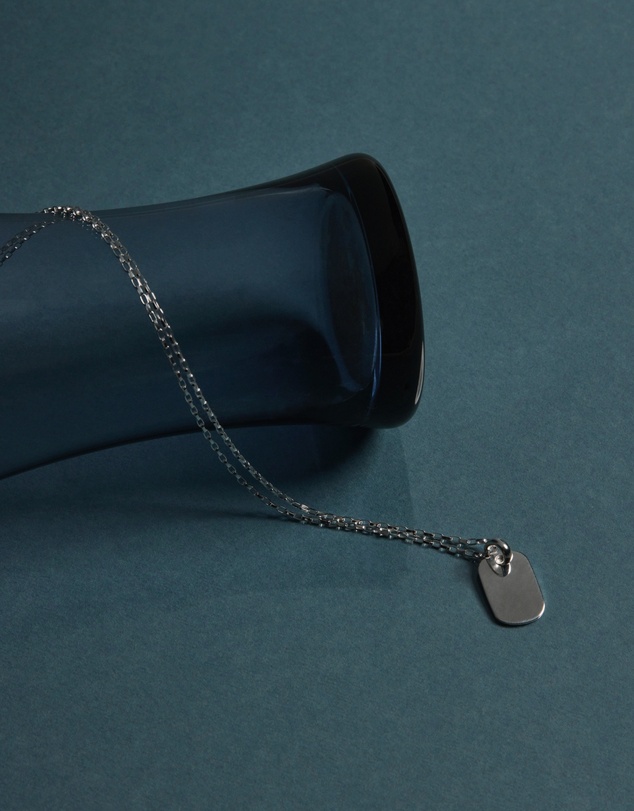 Najo - Moto Men's Silver Necklace