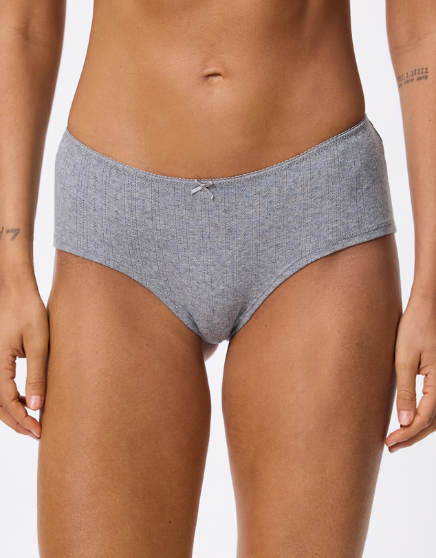 Cotton On Body - 5-Pack Cotton Pointelle Boyshorts