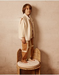 Alfred - Cecil Shearling Vest | Natural