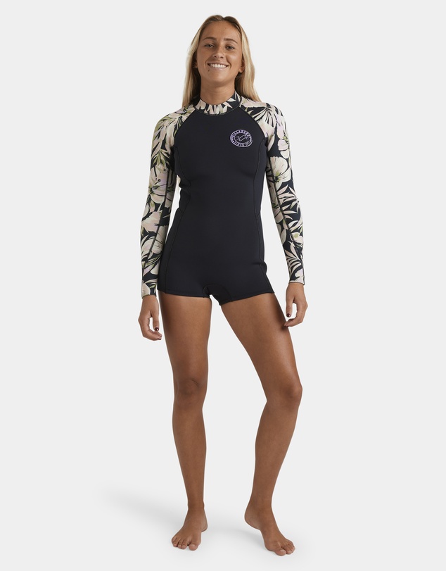 Billabong - Womens 2/2mm Spring Fever Natural Long Sleeve Springsuit
