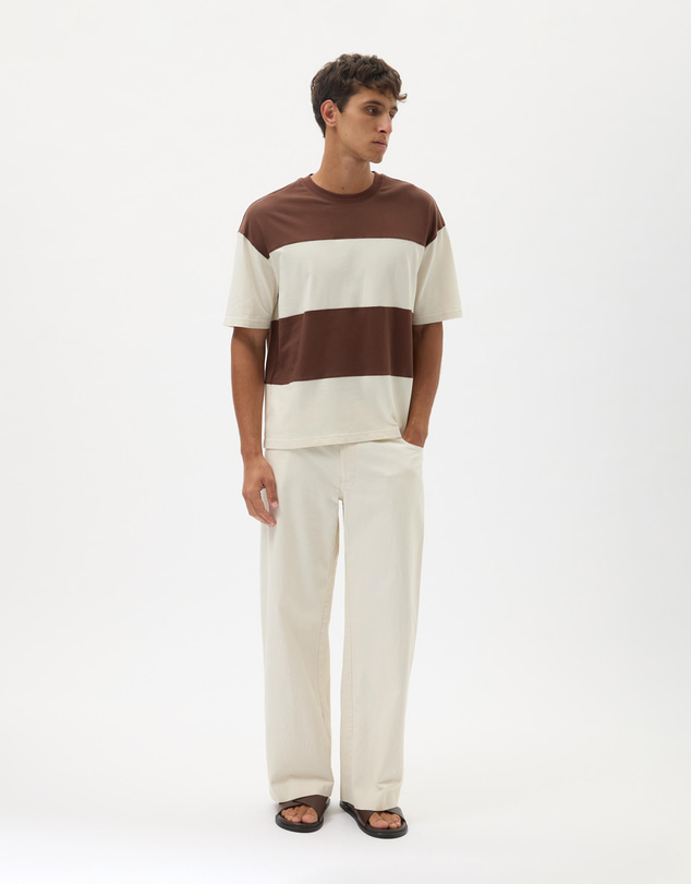 AERE - Block Stripe Tee