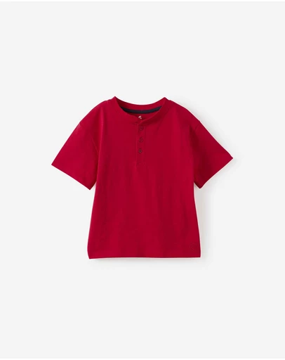 Cotton On Kids - Slub Henley Tee