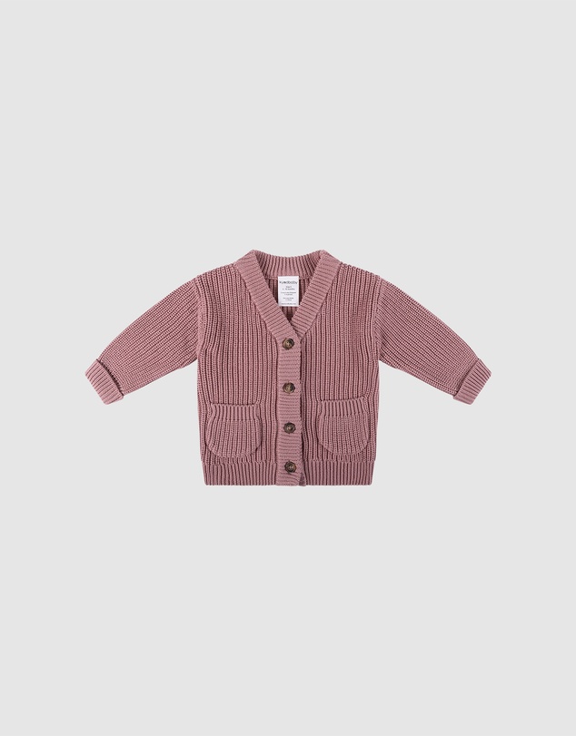 Kynd Baby - Knit Cardigan in Dusty Lilac