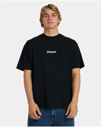Quiksilver - Mens Sticker Oversized T-Shirt