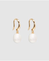 By Charlotte - Harmony Pearl Hook Earrings
