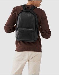 Fossil - Fossil Buckner Black Backpack MBG9465001
