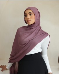 Mod Squad - Double Stitch Hijab- Lavender