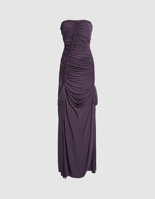 Christopher Esber - Shibari Jersey Ruched Strapless Dress