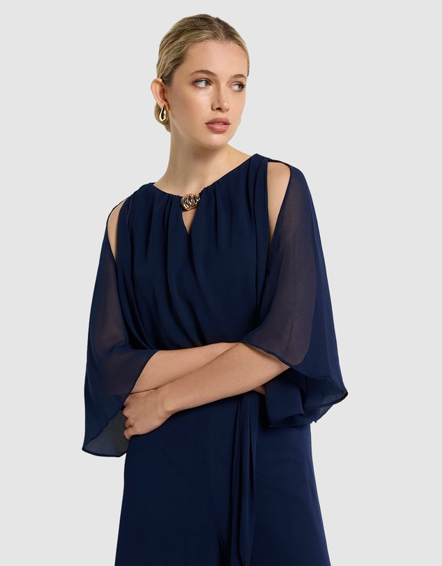 Montique - Carla Georgette Jumpsuit
