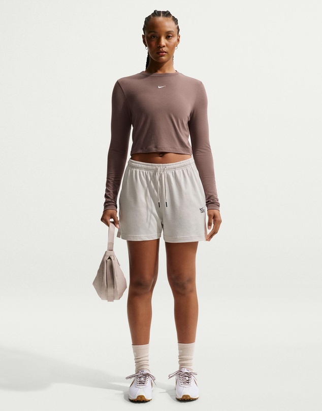 Nike - Sportswear Chill Knit High-Waisted Lightweight Shorts