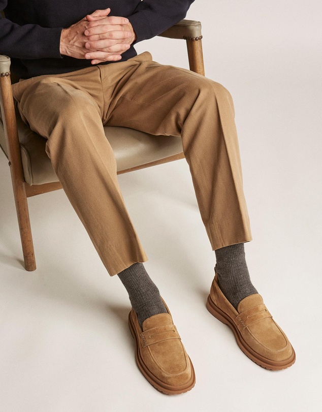 Aquila - Radar Suede Penny Loafers
