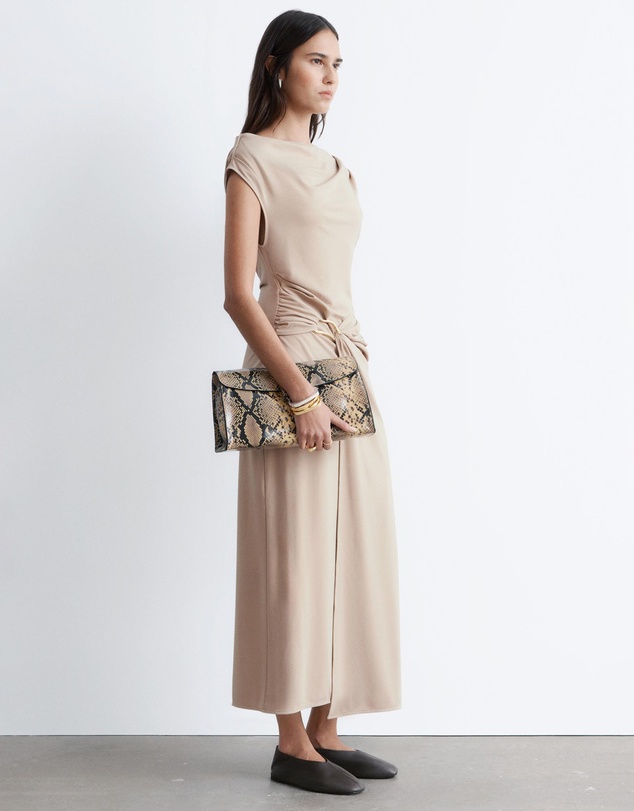 & Other Stories - Draped Midi Dress