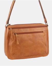 Milleni - Milleni Ladies Genuine Leather Cross-Body Bag