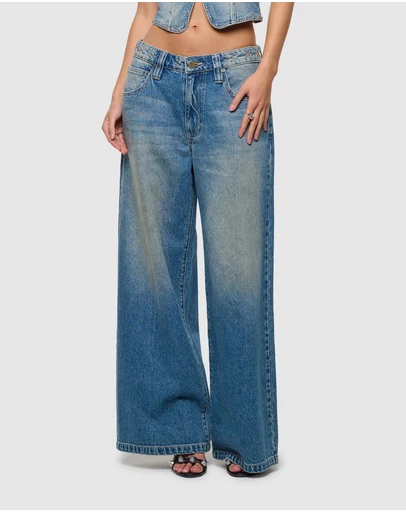 Abrand - 99 Super Baggy Celeste Stud Recycled
