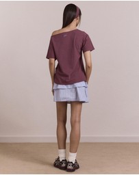 Damson Madder - Inka Mini Skirt
