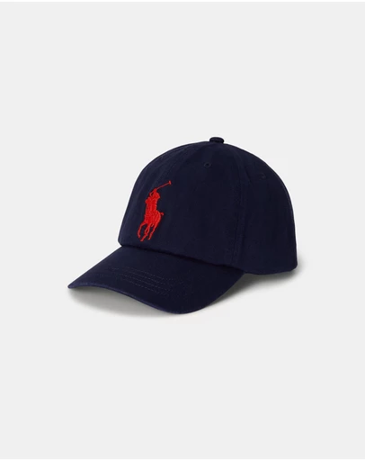 Polo Ralph Lauren - Big Pony Cotton Twill Ball Cap - ICONIC EXCLUSIVE - Kids