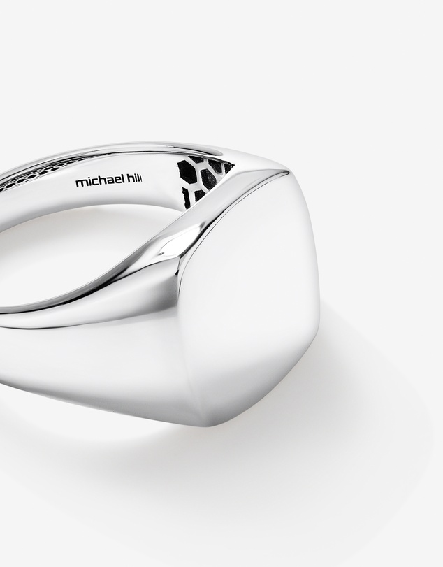 Michael Hill - Men's Signet Ring In Sterling Silver