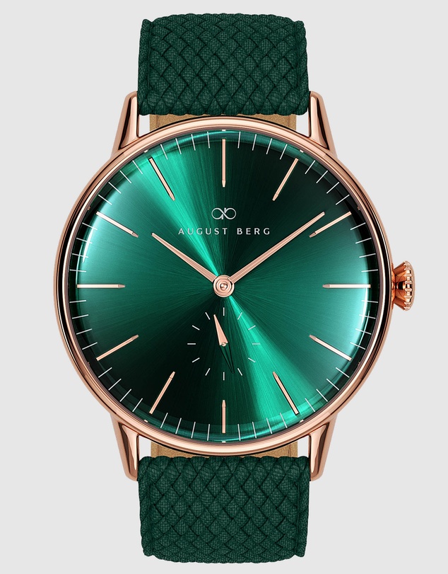 August Berg - Serenity 40mm Green Watch