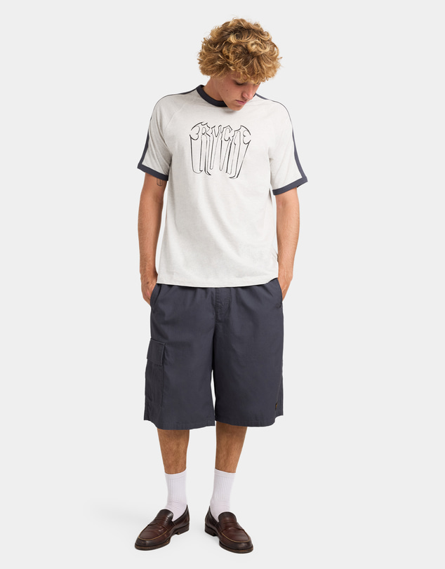 RVCA - Mens Melt Down Ringer T-Shirt