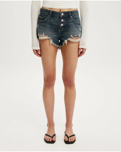 Cotton On - Saturday Denim Short