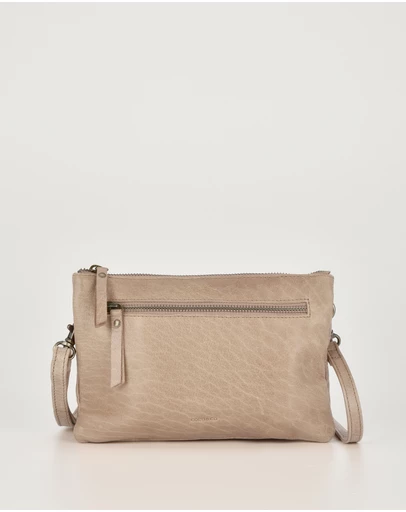Cobb & Co - Hervey Leather Double Pouch Crossbody