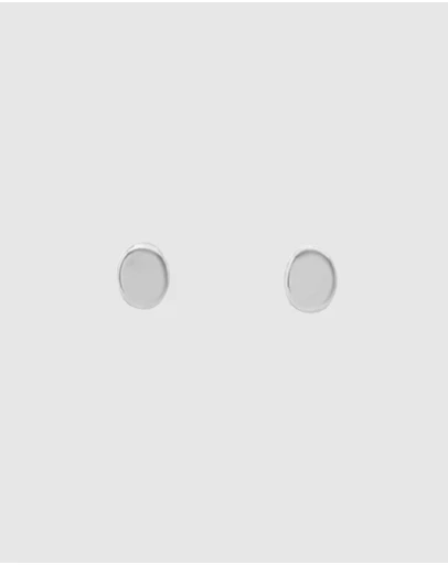 Ichu - Tiny Silver Dot Studs