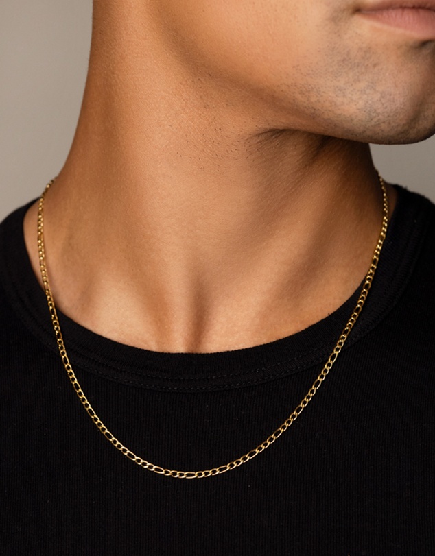 Nialaya Jewellery - Men's Figaro Chain