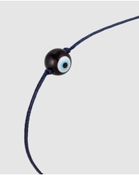 Kuzzoi - ICONIC EXCLUSIVE - Bracelet Nylon Evil Eye Glass Bead