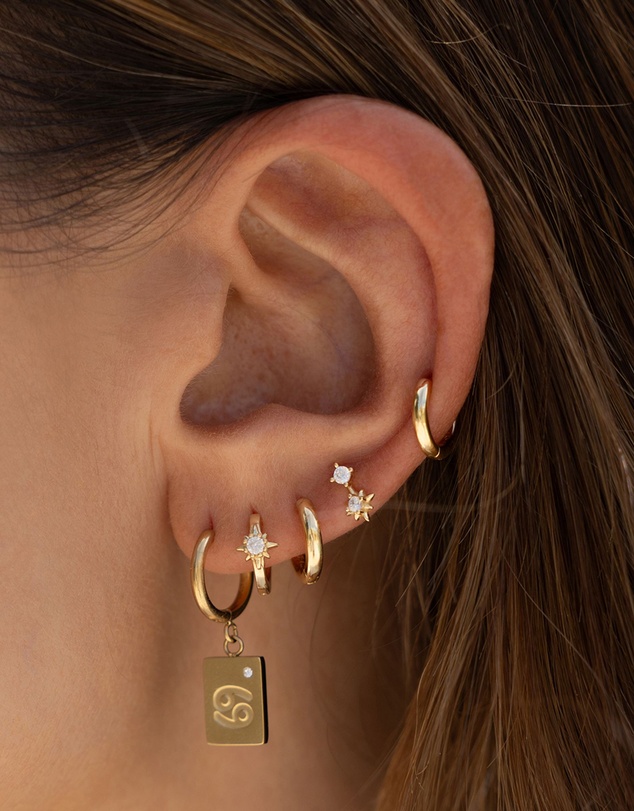 Arms Of Eve - Bonnie Gold Stud Earrings