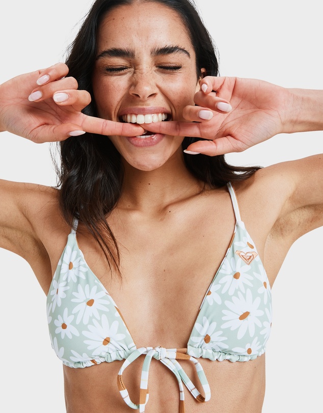 Roxy - Womens Dream Floral Tiki Tri Bikini Top