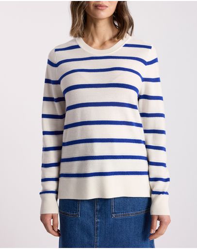 Cerulean Blue Stripe