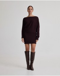 Oxford - Juliette Knitted Rib Dress