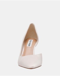 Steve Madden - Vena Ivory Pearl Satin Heels