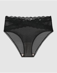 Passionata - Brooklyn Mid-Rise Lace Trim Brief