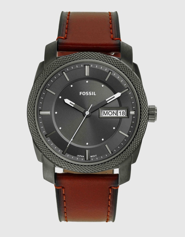 Fossil - Fossil Machine Brown Watch FS5900