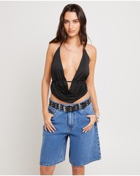 Insight - Cowl Halter Top