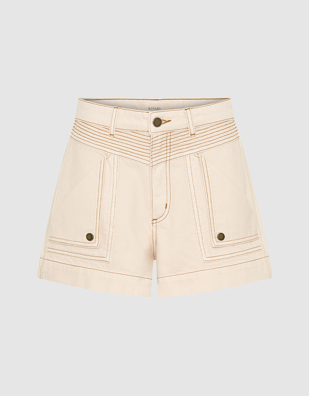 KIVARI - Celene Denim Shorts