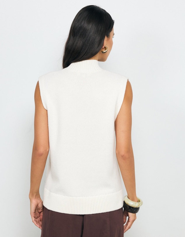 AERE - Pili Wool Cotton Knit Vest