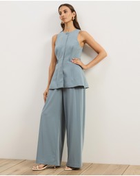 Atmos&Here - Isola Peplum Tailored Vest