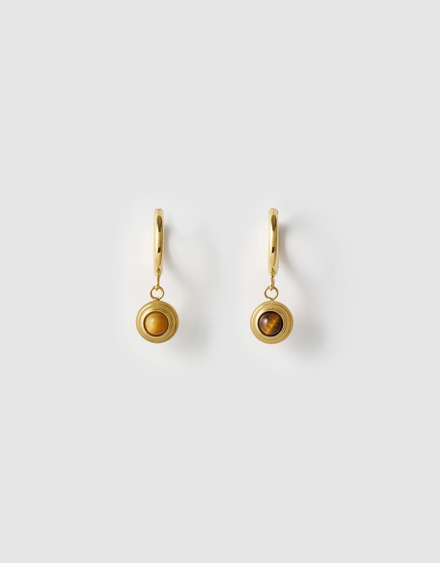 Arms Of Eve - Asher Earrings - Tiger's Eye