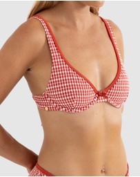 Rhythm - Lola Check Underwire Top